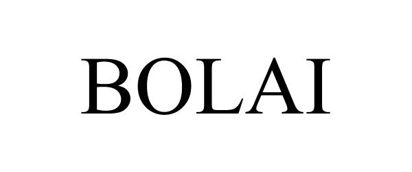 Trademark Logo BOLAI