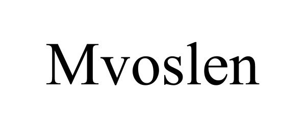 Trademark Logo MVOSLEN