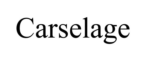 Trademark Logo CARSELAGE