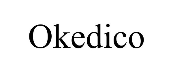 Trademark Logo OKEDICO