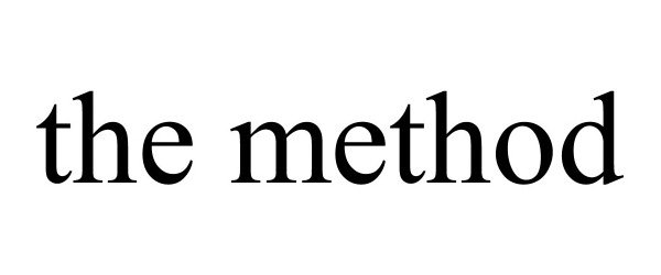 Trademark Logo THE METHOD