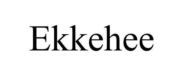 Trademark Logo EKKEHEE