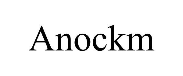 Trademark Logo ANOCKM