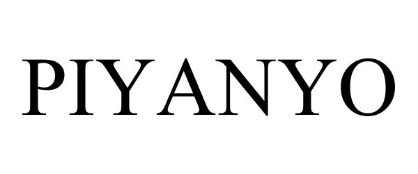 Trademark Logo PIYANYO