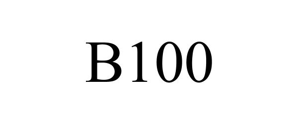 Trademark Logo B100