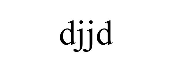 Trademark Logo DJJD