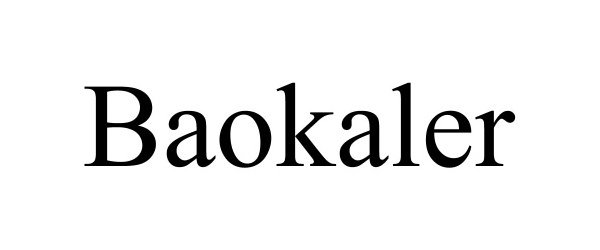  BAOKALER