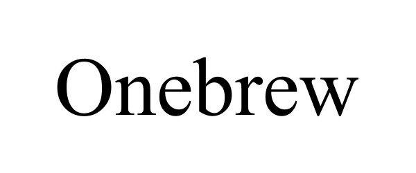 Trademark Logo ONEBREW