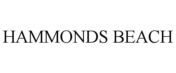 Trademark Logo HAMMONDS BEACH