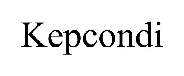 Trademark Logo KEPCONDI