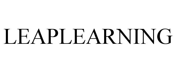 Trademark Logo LEAPLEARNING