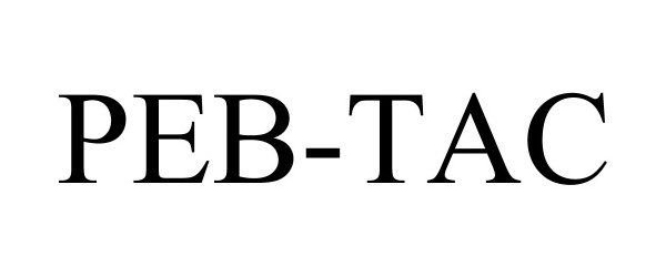 Trademark Logo PEB-TAC