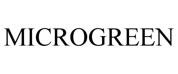 Trademark Logo MICROGREEN