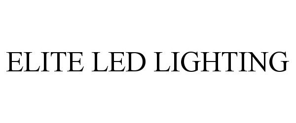 Trademark Logo ELITE LED LIGHTING
