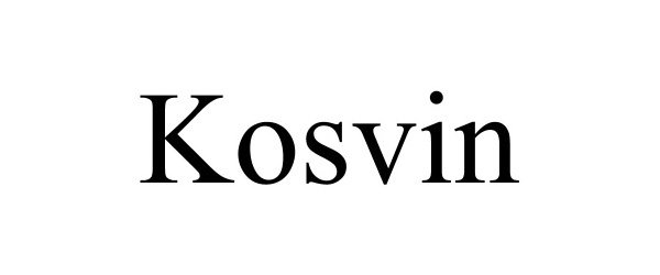 Trademark Logo KOSVIN