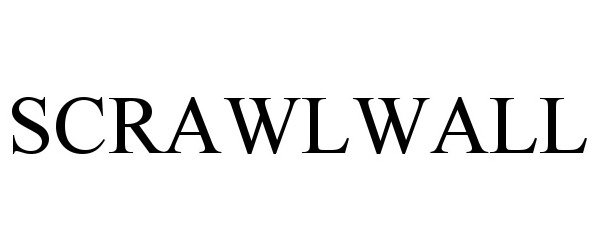 Trademark Logo SCRAWLWALL