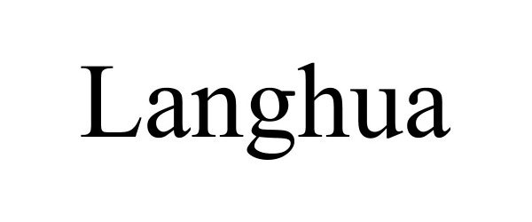 Trademark Logo LANGHUA