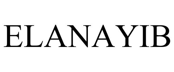 Trademark Logo ELANAYIB