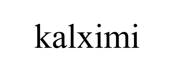 Trademark Logo KALXIMI