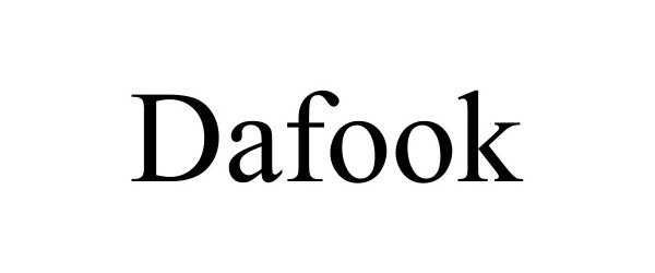 Trademark Logo DAFOOK
