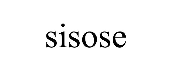 Trademark Logo SISOSE