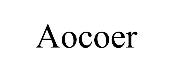 Trademark Logo AOCOER