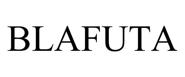 Trademark Logo BLAFUTA
