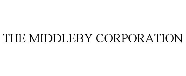 Trademark Logo THE MIDDLEBY CORPORATION