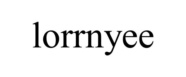 Trademark Logo LORRNYEE