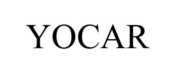 Trademark Logo YOCAR