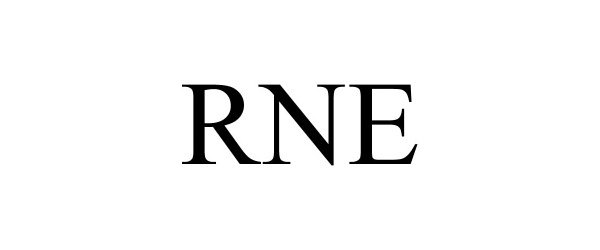 Trademark Logo RNE