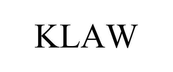 Trademark Logo KLAW