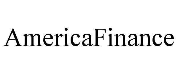 Trademark Logo AMERICAFINANCE