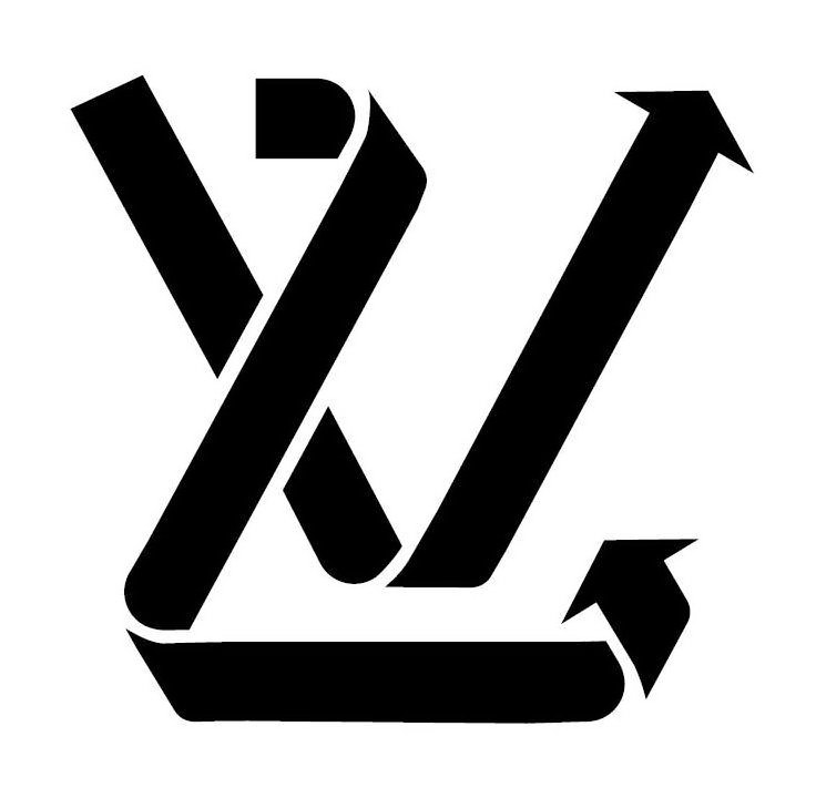 Louis Vuitton Logo - Louis Vuitton Icon with Typeface on White