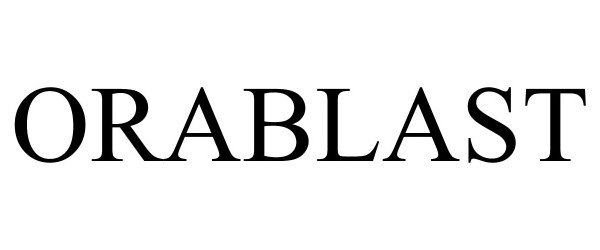 Trademark Logo ORABLAST