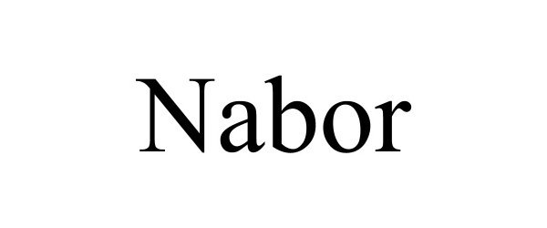 Trademark Logo NABOR
