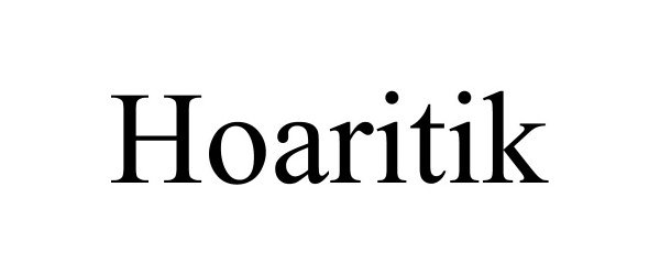 Trademark Logo HOARITIK