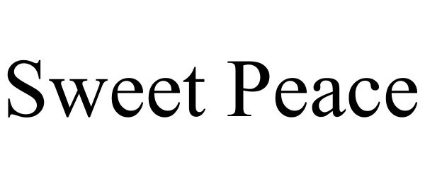 Trademark Logo SWEET PEACE