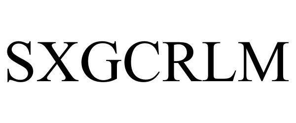 Trademark Logo SXGCRLM