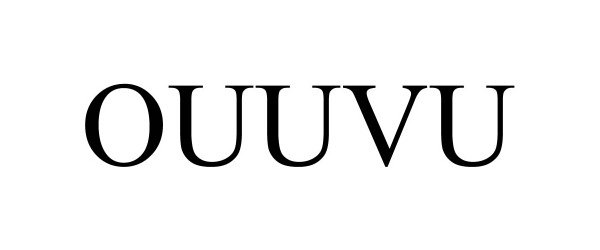 Trademark Logo OUUVU
