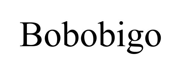 Trademark Logo BOBOBIGO
