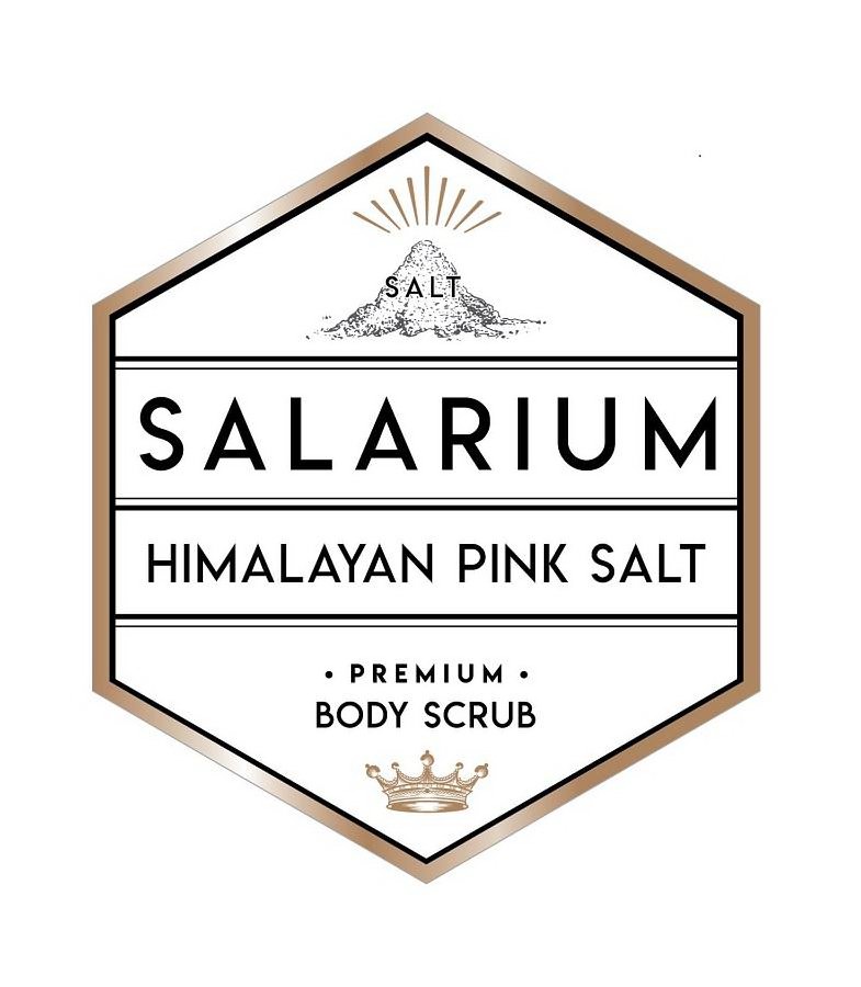 Trademark Logo SALT SALARIUM HIMALAYAN PINK SALT PREMIUM BODY SCRUB