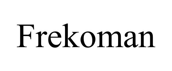 Trademark Logo FREKOMAN