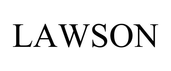 Trademark Logo LAWSON