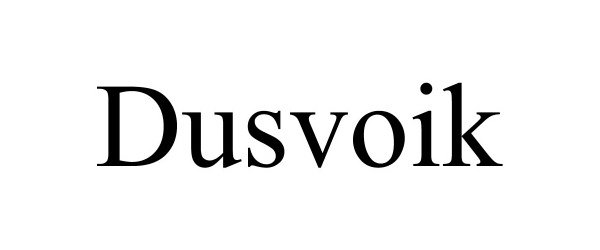 Trademark Logo DUSVOIK
