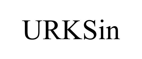 Trademark Logo URKSIN