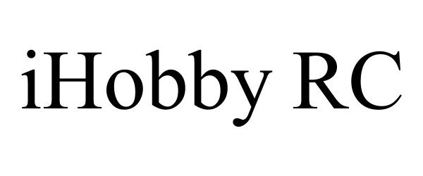 Trademark Logo IHOBBY RC