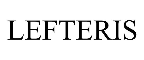 Trademark Logo LEFTERIS