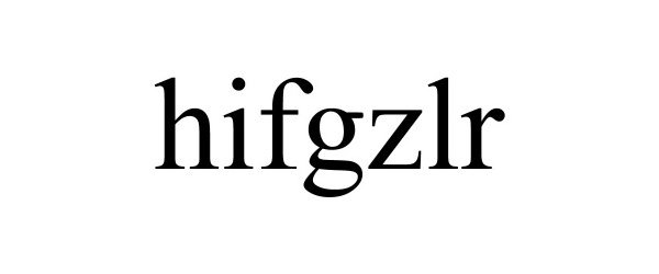  HIFGZLR