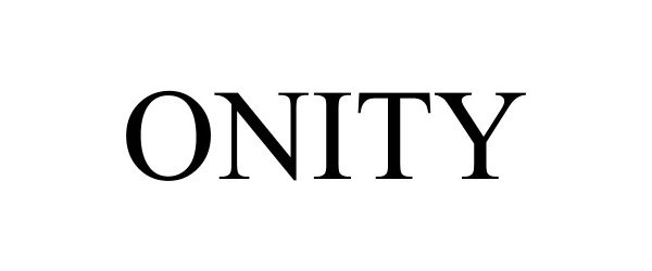 Trademark Logo ONITY